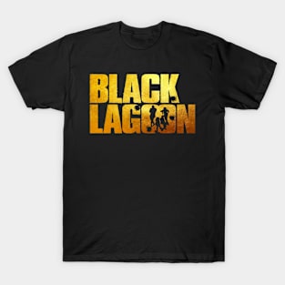 Black Lagoon Logo Gold T-Shirt